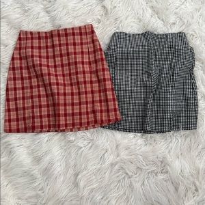 2 Brandy Melville (John Galt) mini skirts